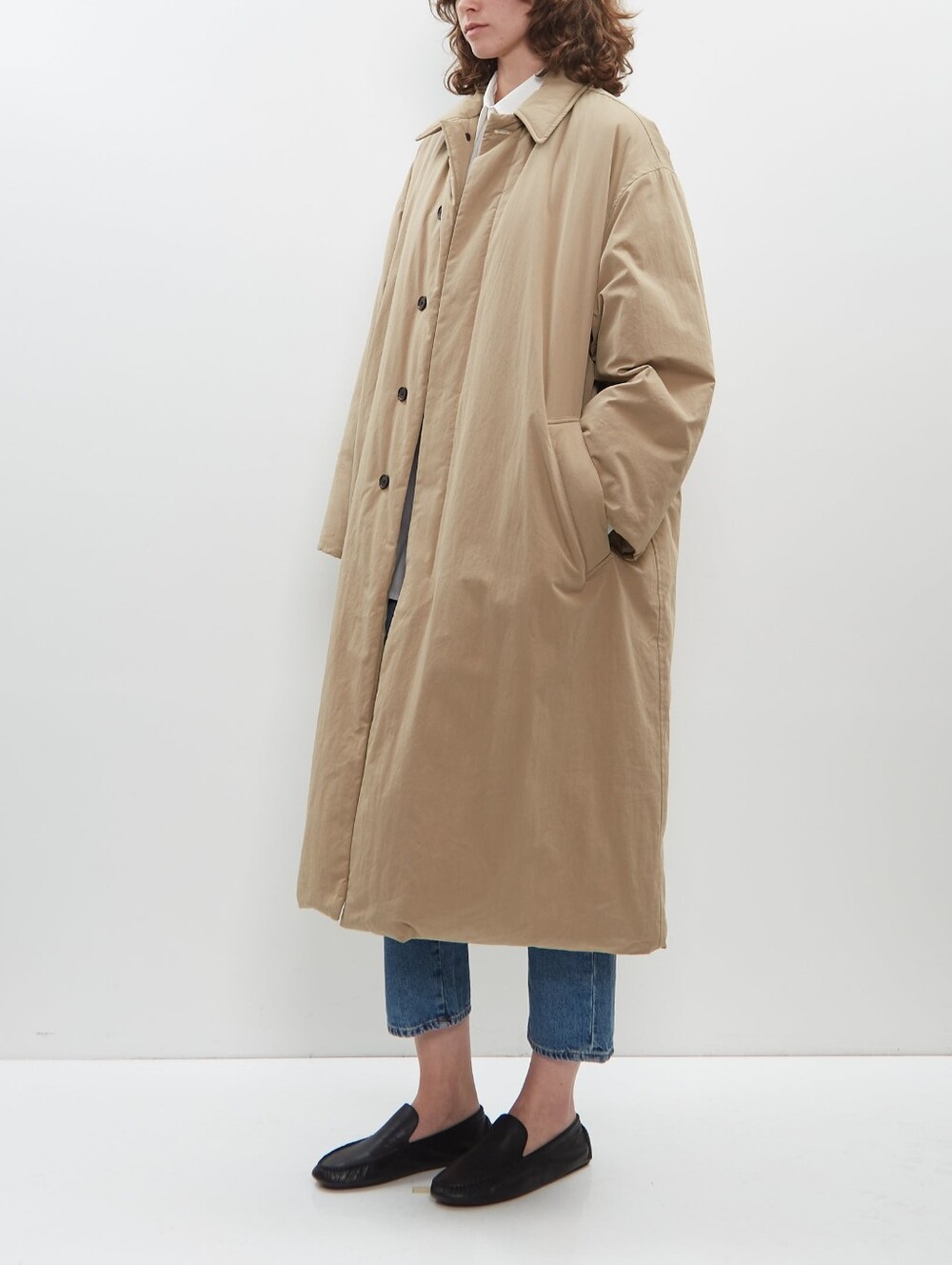 6397 Padded Coat in Khaki XS NWT